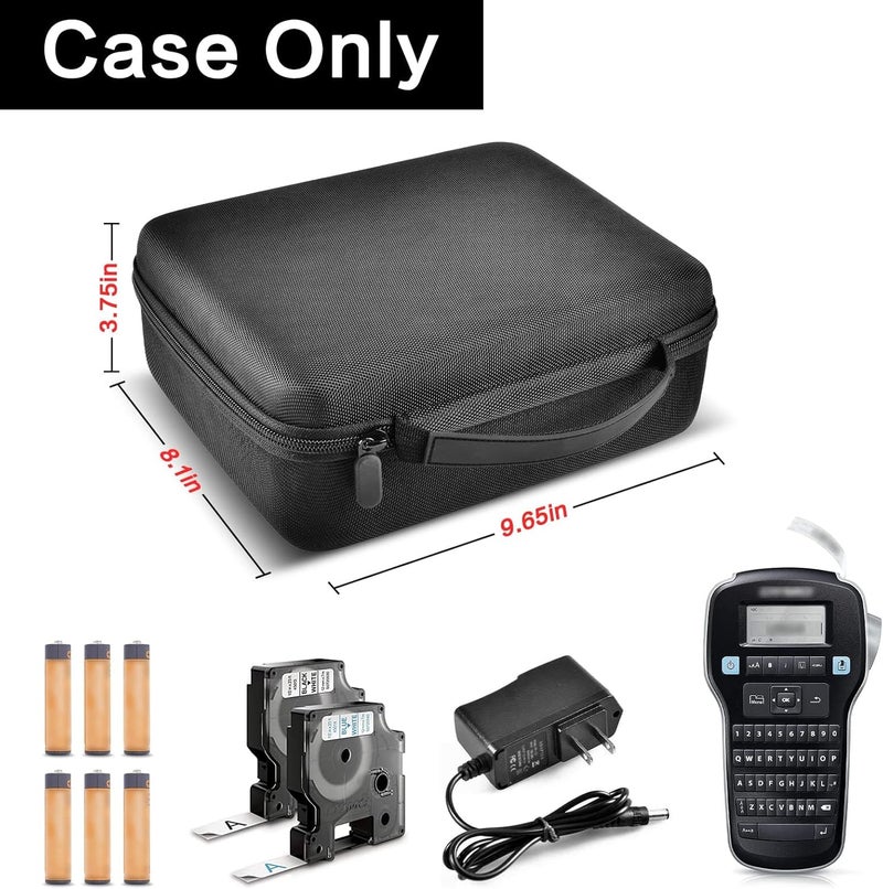 PAIYULE Case Compatible with DYMO Label Maker LabelManager 160/280 Portable Label Maker, Tag Printer Storage Organizer for AC Adapter, Tape Cartirdges and More Accessories(Box Only) Gray - Image 4